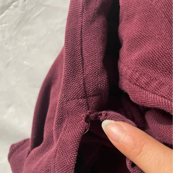 🏇Vintage  Burgundy Ralph Lauren Polo! Men’s Size XL🏇 - Picture 9 of 11